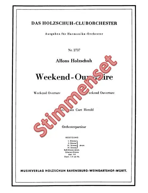 Weekend Ouvertüre